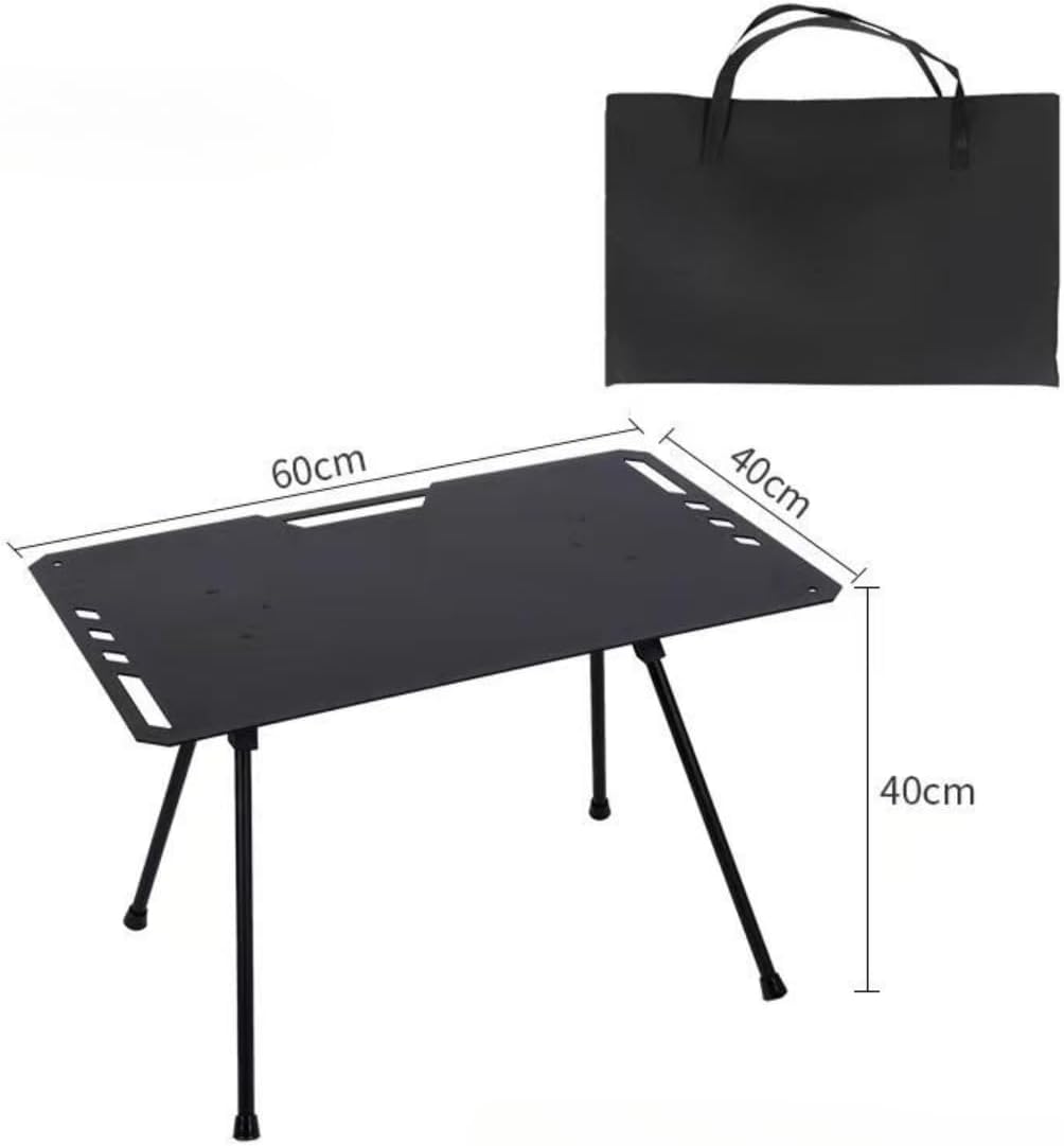 折りたたみキャンプテーブル アルミニウム 軽量 耐水 ポータブル タクティカル 収納バッグ付き アウトドア キャンプ ピクニック 釣