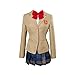 Produktbild ULLAA 5PCS Anime Eine bestimmte wissenschaftliche Railgun Misaka Mikoto Halloween Karneval Cosplay Kostüm Outfit Japanische High School Uniform JK Dress Suits