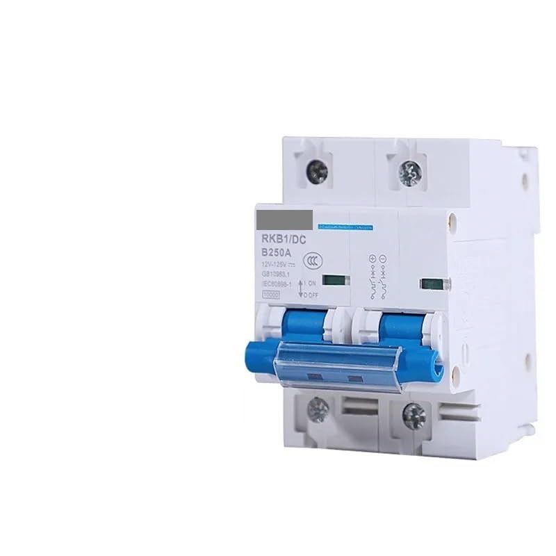 Salvavita Riarmo Automatico Interruttore automatico CC for impianto fotovoltaico 12~125V 80A 100A 150A 200A 250A di protezione da cortocircuito(2P,100A)