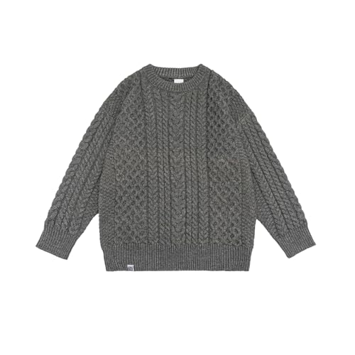 Autumn and Winter Men's Loose Japanese Retro Sweater3