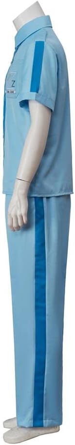 VEECOOCOS Life Aquatic with Steve Zissou Costume Men's Short Sleeve Uniform Outfit