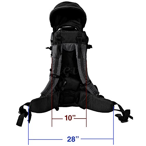 Clevrplus CRS600223 Deluxe Adjustable Baby Carrier Outdoor Hiking Child Backpack Camping thumb #7