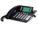  ELMEG CS410 System Telephone ISDN-System-Komforttelefon, schwarzblaue Farbe, Display 7x21 Zeichen, beleuchtet, Telefonbuch (250 Einträge), Freisprechen, USB für Internet, CAPI, TA