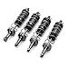 Produktbild JYYTERD Kompatibel Mit MN128 MN86 MN86S MN86K MN86KS 1/12 RC Auto Upgrade Teile Zubehör 4 Stück Metall Öl Stoßdämpfer Dämpfer RC Stoßdämpfer(Black)