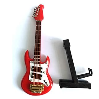 ALANO Mini Guitar Ornaments Miniature Musical Instrument Guitar Model Decoration Gift(12cm) - Les Beatles, Paul McCartney, John Lennon, RIngo Starr, George Harrison