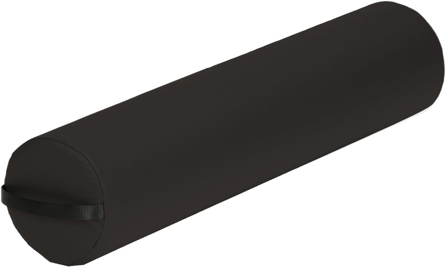 EarthLite Massage Bolster Pillow Full Round – Durable, Easy to Clean 100% PU Upholstery incl. Strap Handle/Professional Quality CFC-Free/Back Pain Relief