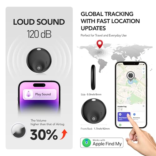 PAKCQNH Air Tracker Tags (4-Pack, iOS Find My) — view 5