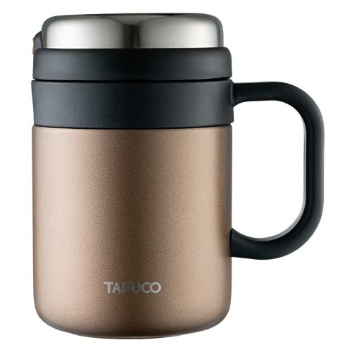 Insulated Stainless Steel Vacuum Thermal Coffee Tea Mug - 17 Oz | Stainless Steel Tea Strainer Loose Leaf Tea Mug With Infuser #TOP1