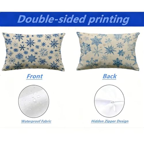 Fundas cojín rectangular exterior 40x60 crema con acabado impermeable premium modelo M-P646 3