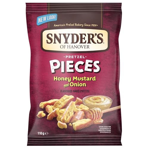 Snyders Pretzel Pieces Honey Mustard and onion 10x110g