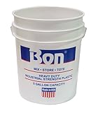 Bon 84-231 5-Gallon Reinforced Plastic Bucket, White