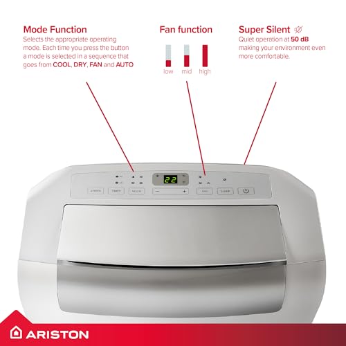 Ariston MOBIS PLUS 10 UK Portable Air Conditioner 10,000 BTU - Image 3