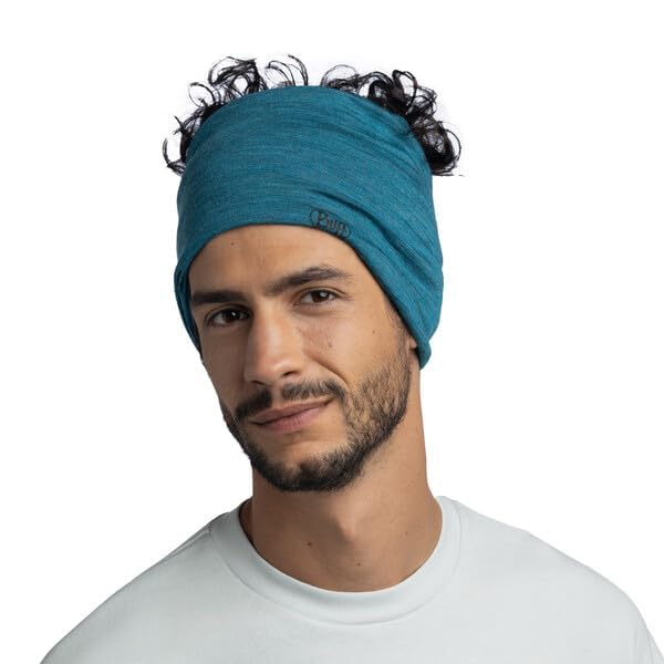 Image of Buff Lightweight Merino Wool Neck Gaiter, 100% Ethically Sourced Wool,Versatile, Temperature Regulating Face Mask