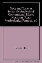 Note And Tone: A Semantic Analysis Of Conventional Music Notation