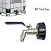 RENNICOCO Adaptador de Grifo de Tanque IBC Conector de Rosca de 3/4...