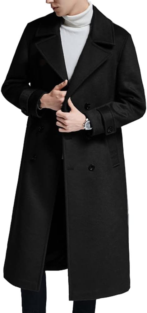 大きいサイズ【vintage】マキシ丈ウールチェスターコート 日本製 黒 XL 大きいサイズ【vintage】マキシ丈ウールチェスターコート 日本製 黒 XL