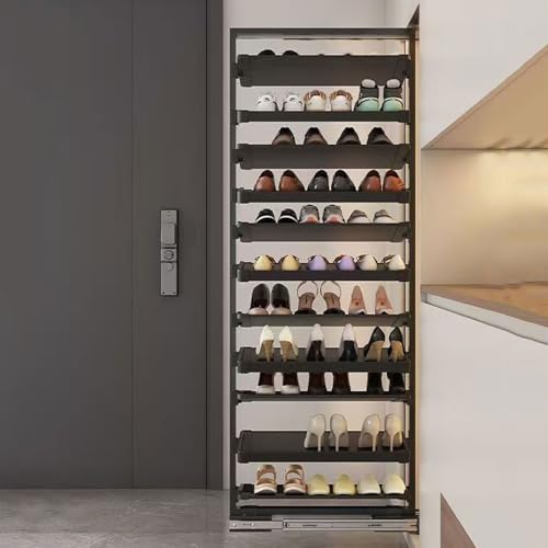 Étagère à chaussures coulissante extensible à grande capacité de charge - 3