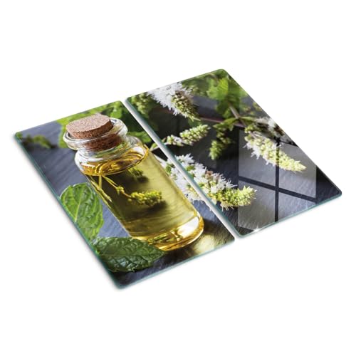 Protège-plan de travail citron et eau pour une cuisine fraîche et moderne - 2