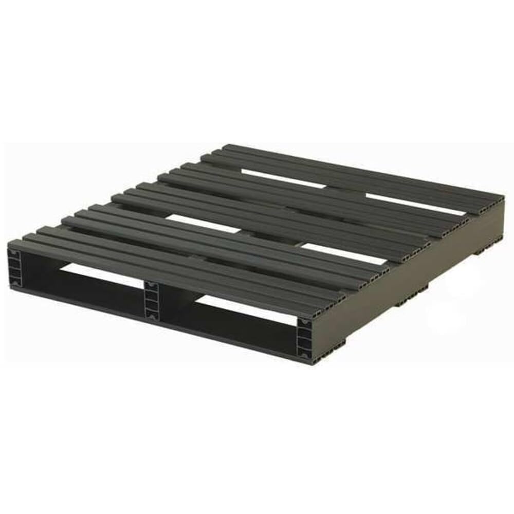 Jifram 36-Inch by 32-Inch 2-Way Entry Recycled Plastic Pallet with 2000 Pound Weight Capacity by Jifram Extrusions – 36-Inch by 32-Inch by 4-1/2-Inch, PVC, Model 05000092