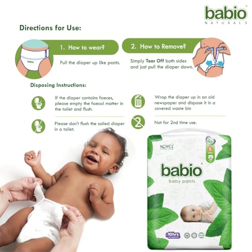 Image of Baby Pants Diaper with Extra Comfort and Dryness - S (56 Pieces) - S (56 Pieces)
