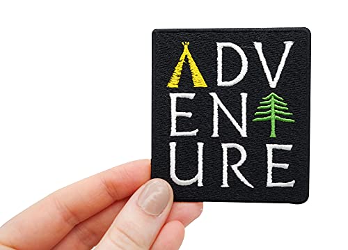 Toppa termoadesiva con scritta Adventure