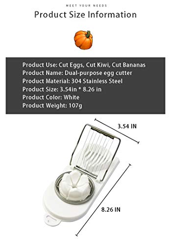 image for POTALL Egg Slicer For Hard Boiled Eggs, Egg Cutter, Egg Cutter for Har