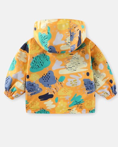 Image of Kids Boys' Windbreaker Jacket, Boys Zip Up Hoodie Coat Transitional Late Spring /Early Fall Jackets for Kids