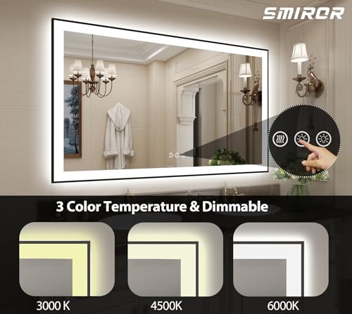 Luxury Bathroom Mirror Defogger LED