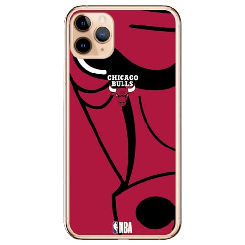 Personalaizer Coque iPhone 11 Pro MAX - NBA Chicago Bulls, Transparent