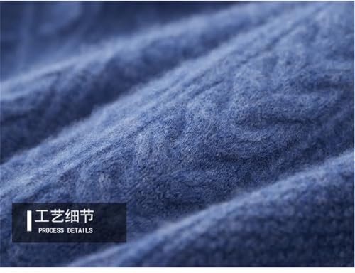 Men's Winter O-Neck Thickened Wool Sweater Loose Large Size Casual Knitted Pullover Long Sleeve Strong Heat Retention3