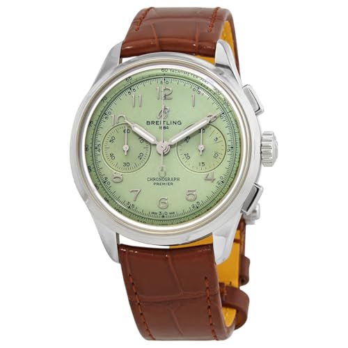 Breitling Men's watches Premier B09 Chronograph Pistachio Green Dial AB0930D31L1P1