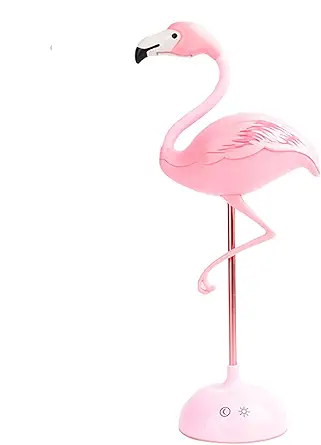 Fantasee Flamingo Desk Lamp USB Bedside Table Lamp Nursery Night Light Touch Dimmable for Child Kids Students Bedroom Livi...