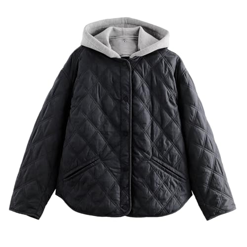 Veste polaire femme manteau hiver bleu brodé décontract