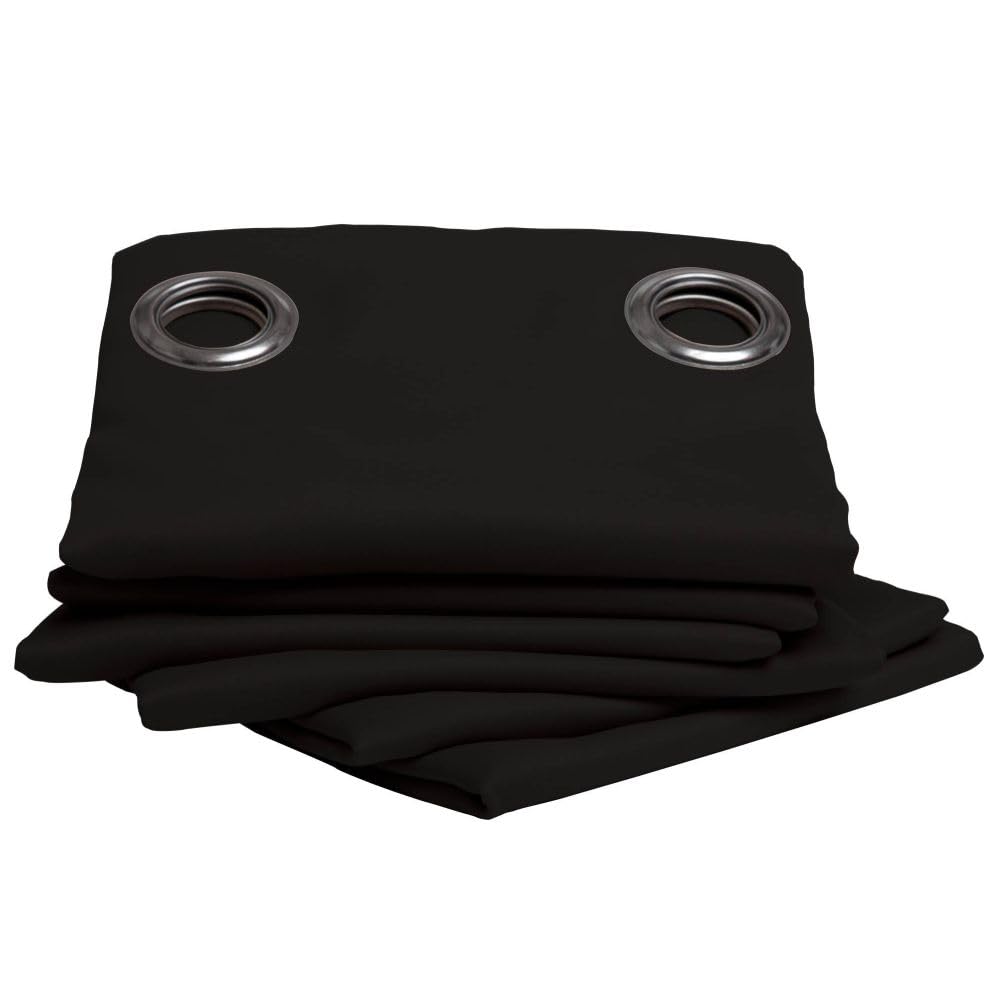 Rideau thermique isolant Moondream noir 140x260 cm pour l'hiver et l'été