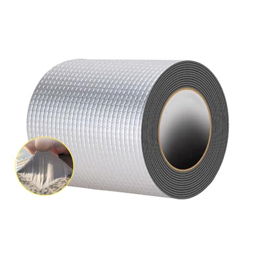 Image of Butyl Tape, Waterproof RV Sealant Tape Butyl Rubber UV-Resistant Roofing Tape for Camper Marine Boat Truck Window Glass Roof Leak Patching Pipe Sealing (33ft x 6in)