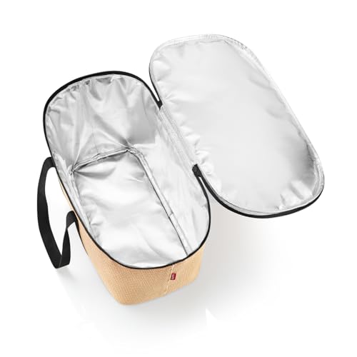 reisenthel coolerbag Raffia Black - Kühltasche aus hochwertigem Polyestergewebe – Ideal für das Picknick, den Einkauf und unterwegs – Ansicht 3