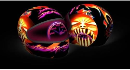 SkullSkins Elastic Motorcycle Bike Helmet Cover - Speed Demon