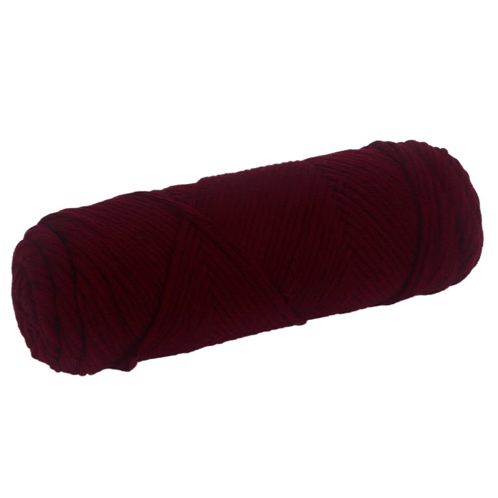 5 piezas de hilo de algodón de 17,63 oz/500 g, hilo grueso de estambre ligero(Color15)