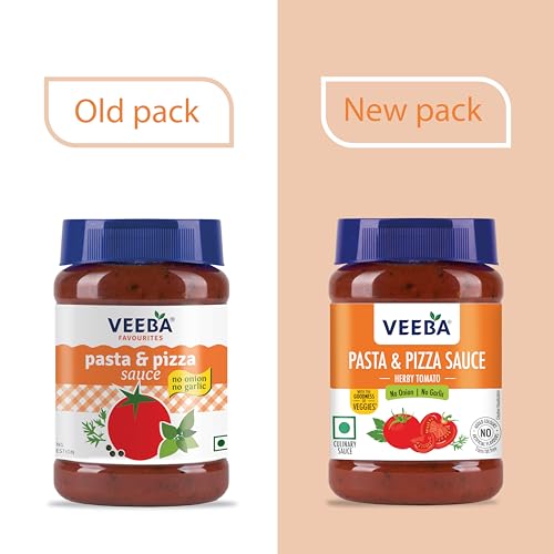 VEEBA Pasta & Pizza Sauce Herby Tomato - No Onion No Garlic (280G)