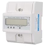 220/380V Electric Power Meter, Energy Consumption Power Meter 3 Phase 4P KWh Meter Digital Electric Power Meter