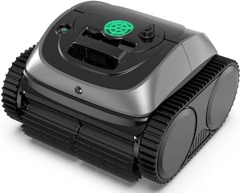 Pivot Cordless Robotic Pool Cleaner - Wall Climbing, Self-Parking For Inground Pools Up To 1100 Sq.Ft
