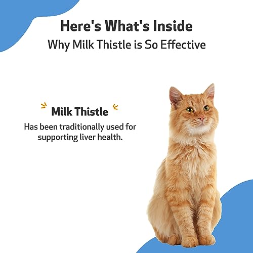 Pet Wellbeing Milk Thistle for Cats - Supports Liver Health, Protects Liver - Glycerin-Based Natural Herbal Supplement - 2 oz (59 ml)
