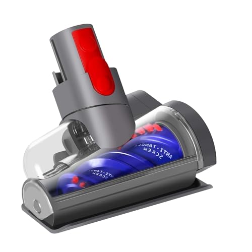 SIMAIYI Mini Turbine Buse pour Dyson V7 V8 V10 V11 V15 Aspirateurs, avec Fonction Anti-enchevêtrement, Brosse Motorisée pour Nettoyer Canapé Entretien de...