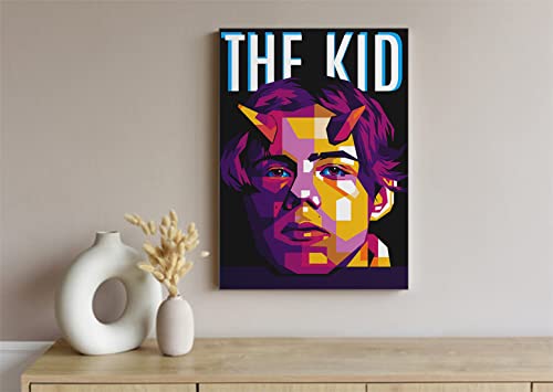 Image of VERRE ART Printed Framed Canvas Painting for Home Decor Office Wall Studio Wall Living Room Decoration (10x14inch Wrapped) - THE KID LAROI