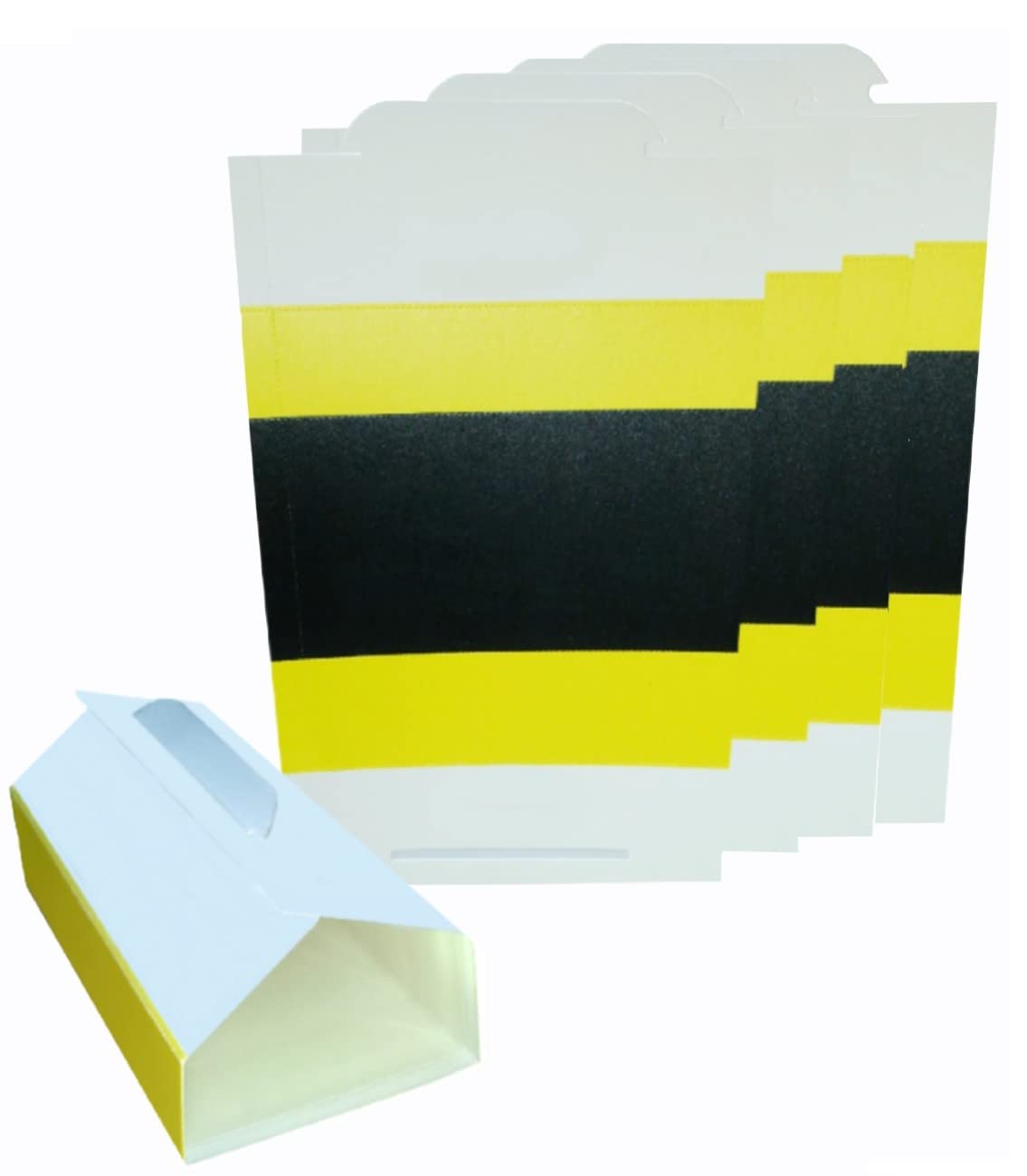 Benivyz4 x Multi Use Bugs Sticky Pads Trap | Extra Strong Glue Sticky Board Trap 4 Per Pack Effective Invertebrates Traps For The Home, Garden & Office