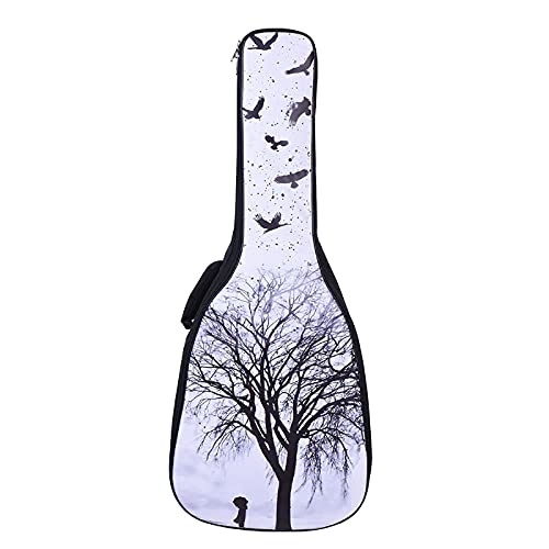 Housse de transport pour guitare acoustique folk classique 104 et 106 cm – Housse de transport en PU – Résistante à l… - Les Beatles, Paul McCartney, John Lennon, RIngo Starr, George Harrison Housse de transport pour guitare acoustique folk classique 104 et 106 cm - Housse de transport en PU - Résistante à l…