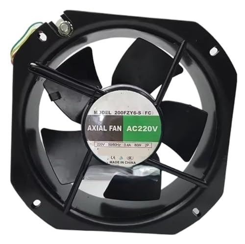 Ventilateur 200FZY6-S avec debit d air puissant de 80W pour l industrie