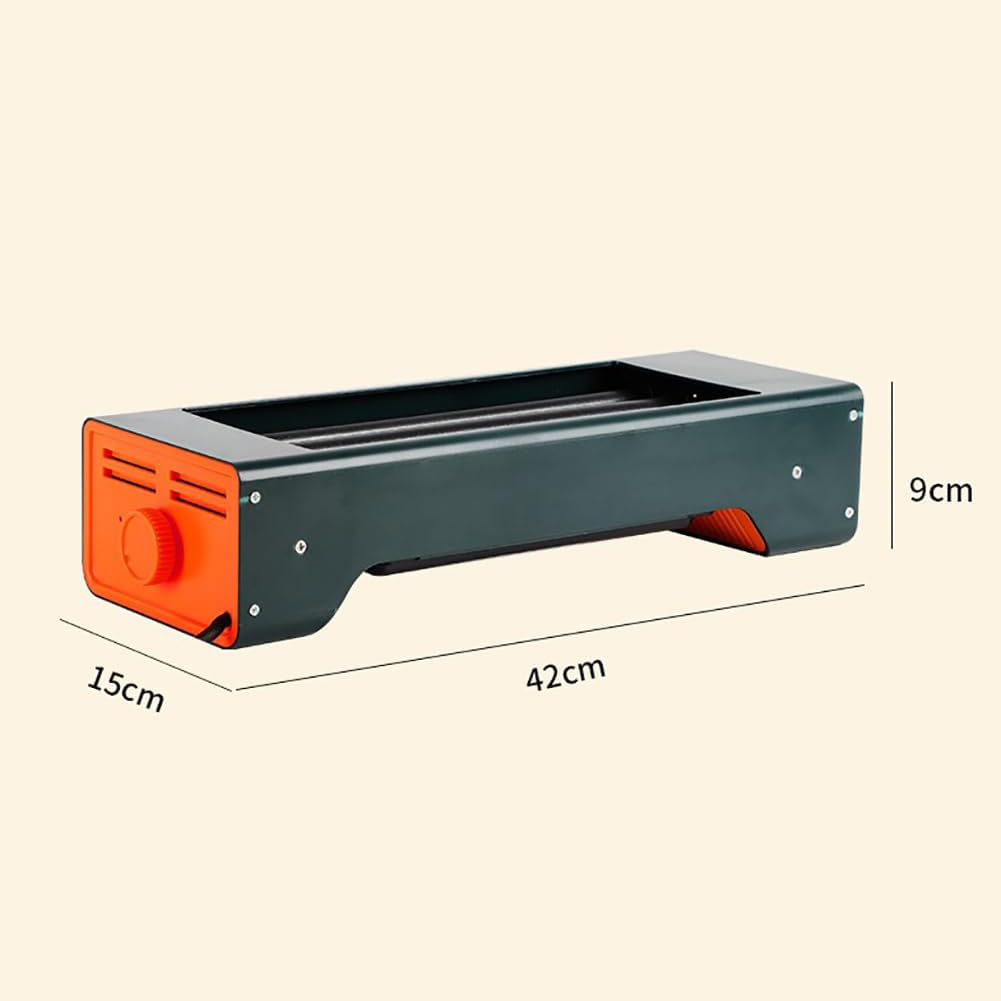 Parrilla para salchichas 150W 4 rodillos antiadherentes temperatura ajustable 0-180°C acero inoxidable