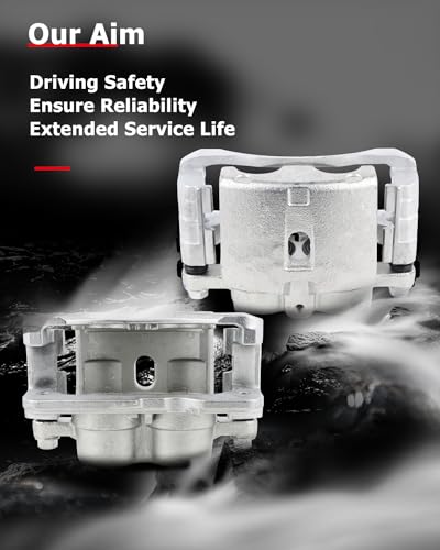 Image of cciyu 18-B4729 18-B4728 Front Left & Right Brake Calipers Assembly w /Bracket For Cadillac 2002-2006,For Chevrolet 1999-2008,For GMC 1999-2008