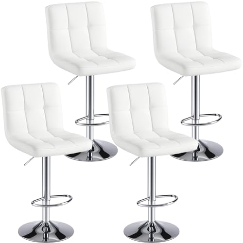 Image of OLIXIS Bar Stools Set of 4, 24 inch Counter Height Bar Chairs for Kitchen